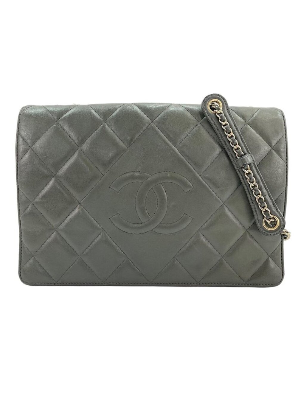 Chanel Shoulder Bag Khaki